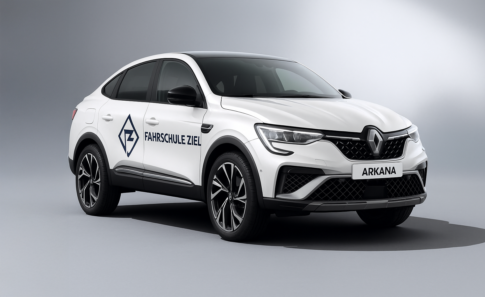 Renault Arkana der Fahrschule Ziel Berlin